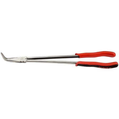 SUNEX Extra Long Reach 90 Degree Needle Nose Pliers, 16In SUN3716V
