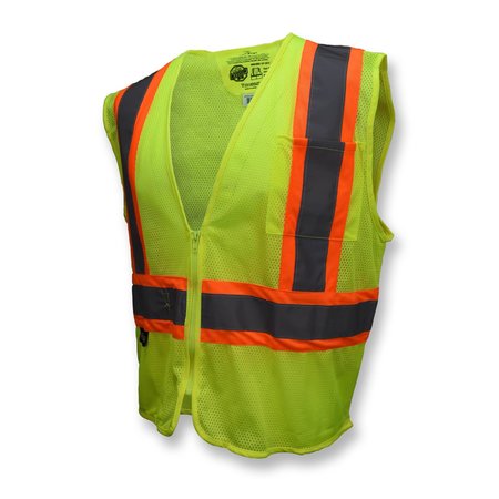 RADIANS Radians SV225 Class 2 Self Extinguishing Two-Tone Trim Safety Vest SV225-2ZGM-3X