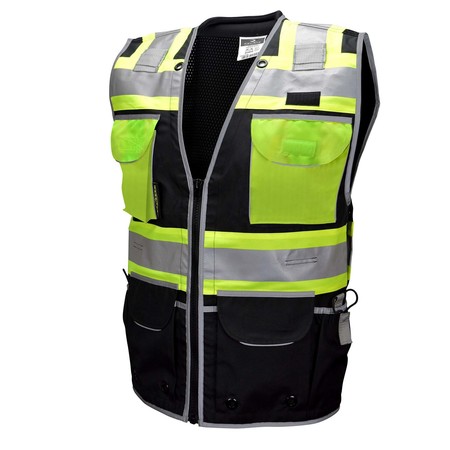 RADIANS Radians SV55-1 Type O Class 1 Heavy Woven Two Tone Engineer Vest SV55-1ZBD-XL