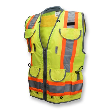 RADIANS Radians SV55 Class 2 Heavy Woven Two Tone Engineer Vest SV55-2ZGD-2X