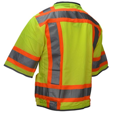 Radians Radians SV55-3 Class 3 Heavy Woven Two Tone Engineer Vest SV55-3ZGD-3X