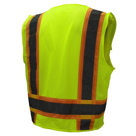 Radians Radians SV6 Two Tone Surveyor Type R Class 2 Mesh Safety Vest SV6-2ZGM-4X