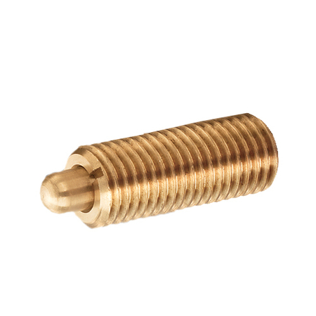 S & W MANUFACTURING Brass Plunger, L-E Force, 1/4-20" 1" SWB10-4A