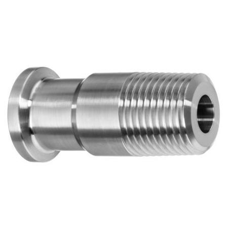 USA INDUSTRIALS Sanitary Fitting, 304SS, Male Straight, 1/2" QC x 1/2" NPT Male ZUSA-STF-QC-206