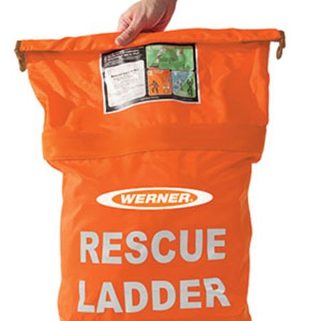 Werner Rescue Ladder w/ Belay, Aluminum, 18 ft. T340018