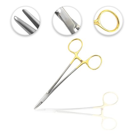 CYNAMED Mayo Hegar Needle Holder, 6", TC CYZR-0176