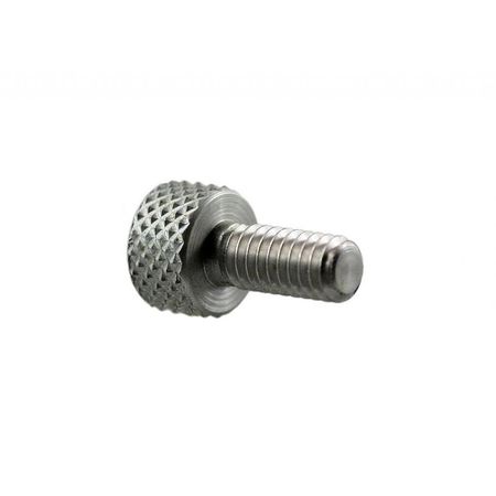 UNICORP Thumb Screw, #10-32 Thread Size, Round, Plain Aluminum THS3044-R-M04-F16-1032