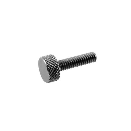 UNICORP Thumb Screw, #4-40 Thread Size, Round, Plain Steel THS3001-M10-F21-440