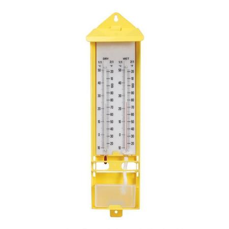 United Scientific Wall Thermometer, Wet And Dry Bulb THWD01