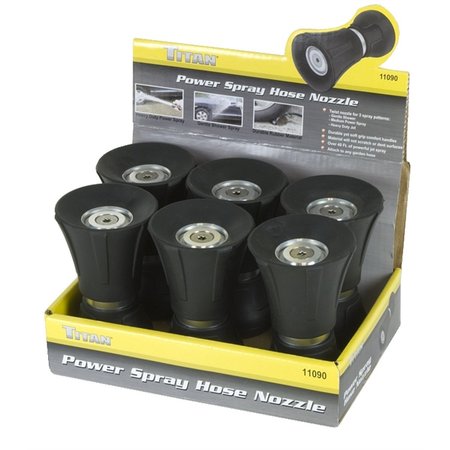 TITAN Power Spray Hose Nozzle Counter Display, 6 Piece TIT11090-6