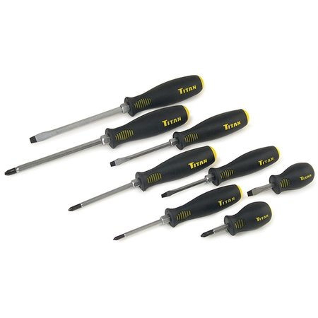 TITAN Screwdriver Set, 8 pcs. 17208