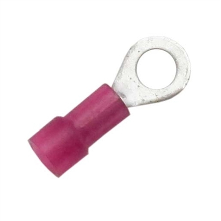 THE BEST CONNECTION Red Nylon Butt Connector 100 Pcs, 22-18 JTT2065C