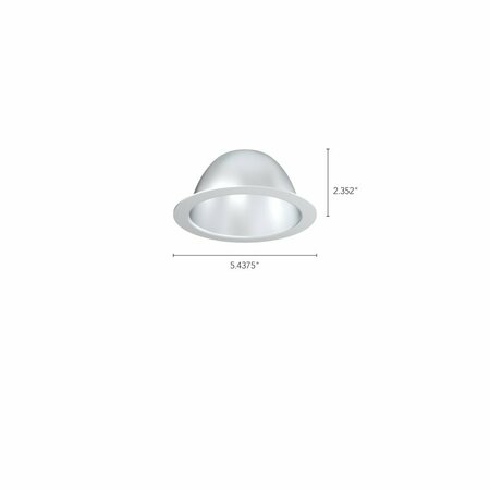 LITHONIA LIGHTING LDN 4in. Open Reflector with Clear Trim,  LO4 AR LSS TRIM