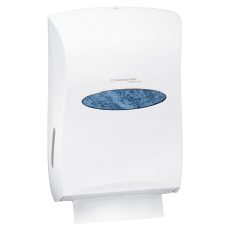 KIMBERLY-CLARK Kimberly-Clark® C-Fold/Multi-Fold Hand Towel Dispenser, 18.85" x 13.31" x 5.85", White, 1/Case TTD127