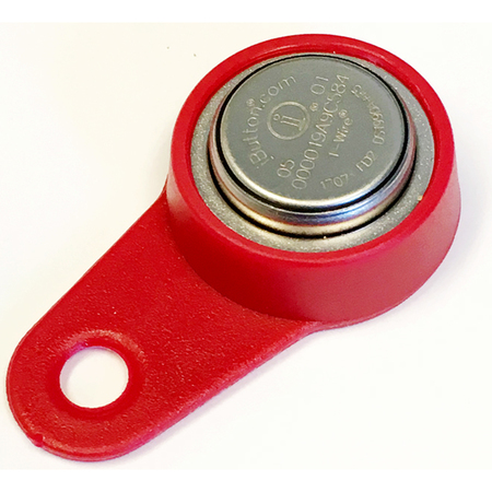 TIMEPILOT Red DS1990A Magnetic iButtons 10PK 0100-RED