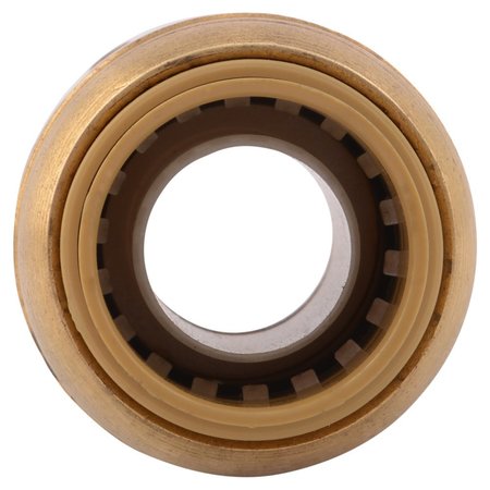 Sharkbite Push-to-Connect, Threaded Female Reducing Adapter, 3/4 in Tube Size, Brass, Brass U092LF