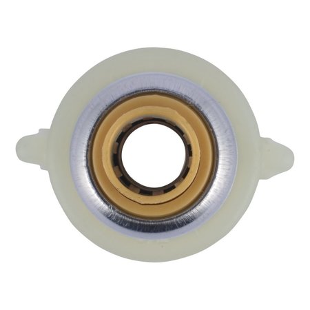 Sharkbite Push-to-Connect, Threaded Ballcock Connector, 1/4 in Tube Size, Brass, Brass U3531LF
