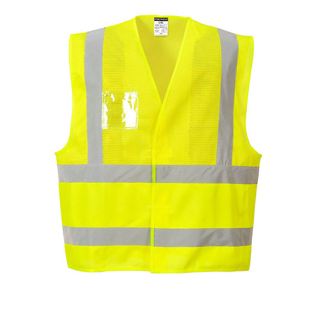 PORTWEST Hi-Vis Mesh Vest, Med UC494