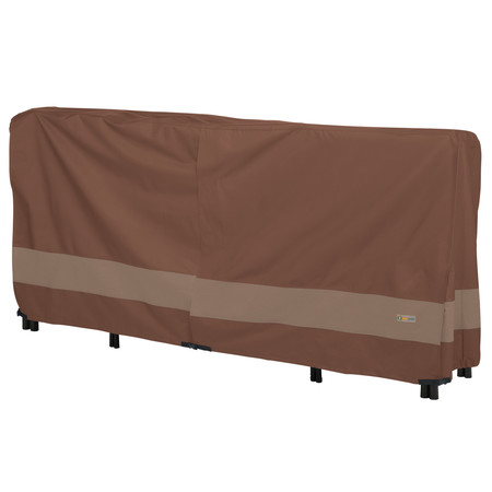 DUCK COVERS Ultimate Brown Patio Log Rack Cover, 98"W x 24"D x 44"H ULR1002644