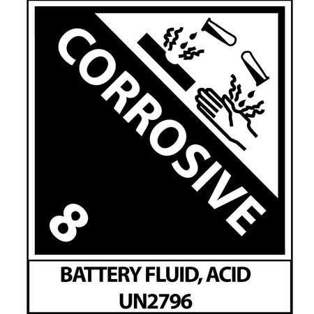 NMC Corrosive Battery Fluid Acid UN2796AL