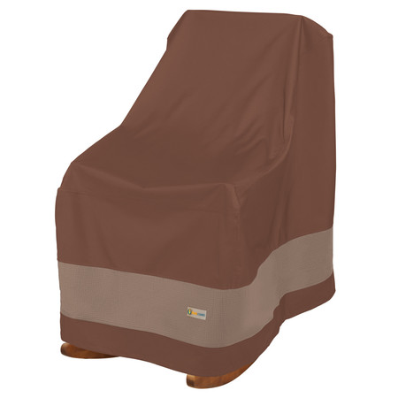 DUCK COVERS Ultimate Brown Patio Rocking Chair Cover, 28"W x 33"D x 40"H UPR303540