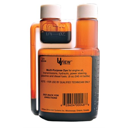 UVIEW Multi-Purpose Dye, 8 oz. Bottle 483208