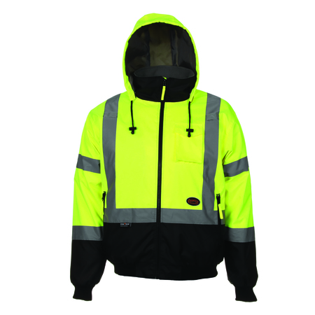 Pioneer Hi Viz Safety Bomber Jacket, Detachable V1130460U-S