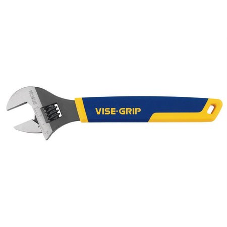 IRWIN Wrench, Adjustable, 12", Material: Chrome Vanadium 2078612
