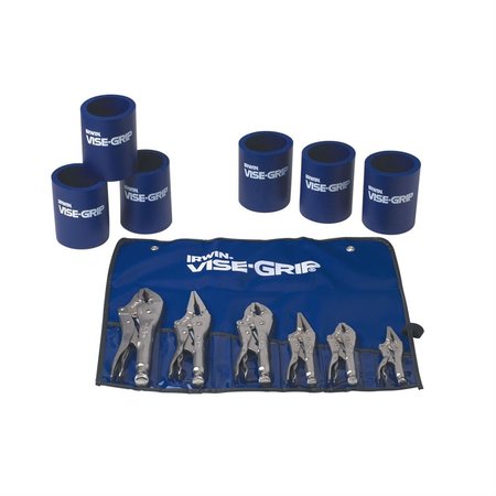 IRWIN Locking Pliers Set, 6 pcs., 6 Koozie Cups 641