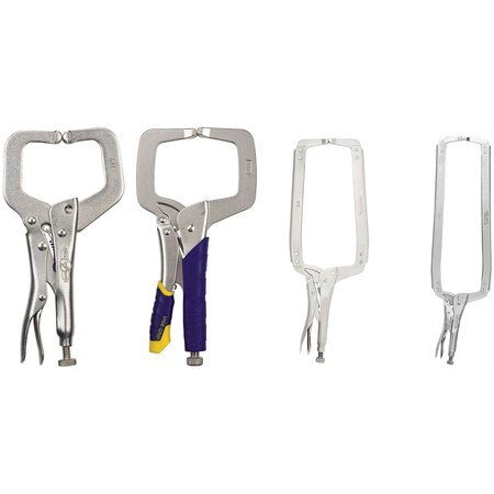 Irwin Locking Clamp Set, 8 pcs., 6R, 11R, 18R, 24R 8107