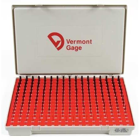 Vermont Gage Pin Gauge Set, Tool Steel, 240 pcs. 901400300