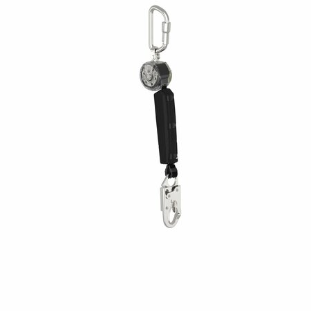 MSA SAFETY Self Retracing Lanyard, 400 lb Weight Capacity, Gray VTOHW-011-DB-A