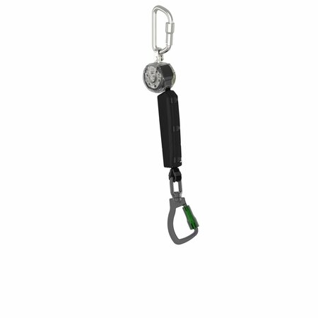 MSA SAFETY Self Retracing Lanyard, 400 lb Weight Capacity, Gray VTOHW-011-DC-A