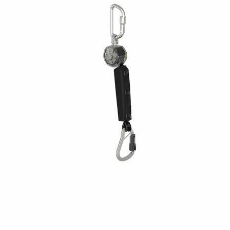 MSA SAFETY Self Retracing Lanyard, 400 lb Weight Capacity, Gray VTOHW-011-DD-A