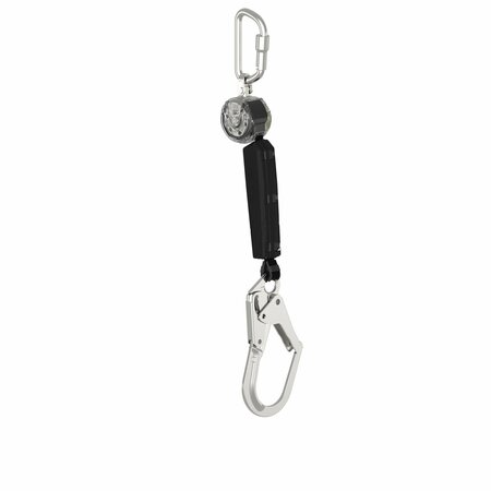 MSA SAFETY Self Retracing Lanyard, 400 lb Weight Capacity, Gray VTOHW-011-DF-A