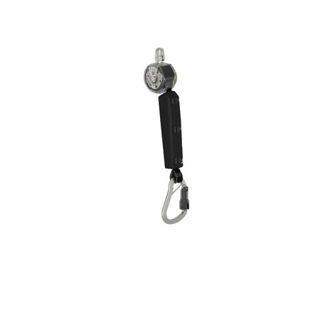 MSA SAFETY Self Retracing Lanyard, 400 lb Weight Capacity, Gray VTOHW-011-ZD-A