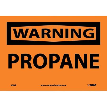 NMC Warning Propane Sign, W84P W84P