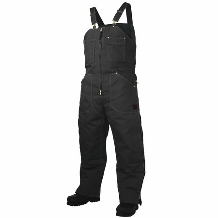 TOUGH DUCK Insulated Bib Overall, WB031-BLACK-2XL WB031