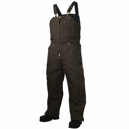 TOUGH DUCK Insulated Bib Overall, WB031-DKBR-2XL WB031