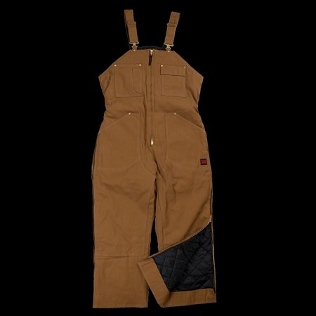 Tough Duck Insulated Bib Overall, WB031-BROWN-M WB031