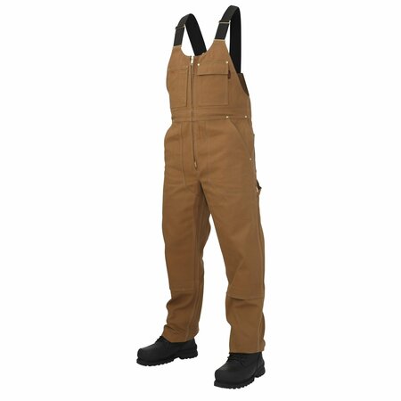 TOUGH DUCK Deluxe Unlined Bib Overall, WB042-BROWN- WB042