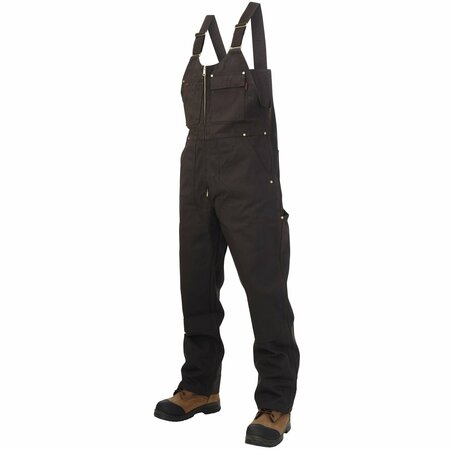 TOUGH DUCK Deluxe Unlined Bib Overall, WB041-DKBR-X WB041