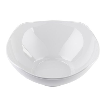 Tablecraft Wavy Melamine Bowl, White, 16" WB16