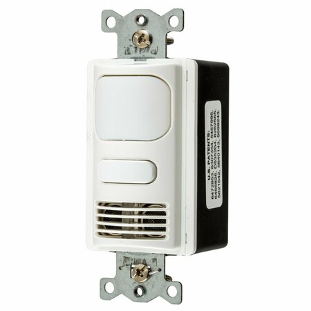 Hubbell Wiring Device-Kellems Occ/Vac Sensor, DT, 1000sq.ft., Wte AD2000W1
