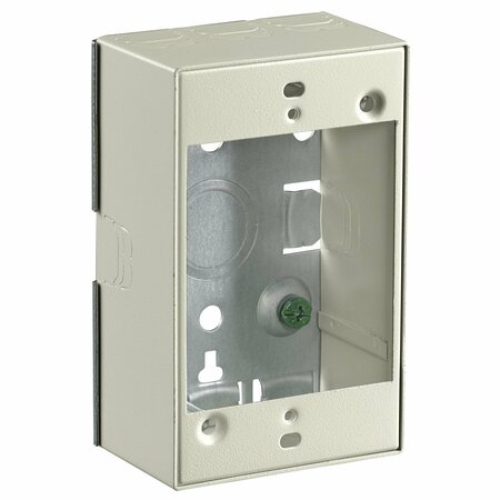 Hubbell Wiring Device-Kellems Switch and Receptacle Box, Ivory HBL5748IVA