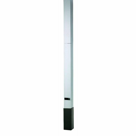 Hubbell Wiring Device-Kellems Alum Service Pole, Gray, 12 ft. 2"L, 2.13"W HBLPP12AAL