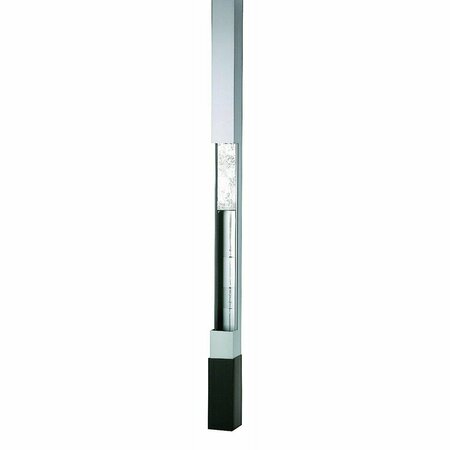 Hubbell Wiring Device-Kellems Alum Service Pole, Gray, 15 ft. 2"L, 2.13"W HBLPP15AAL