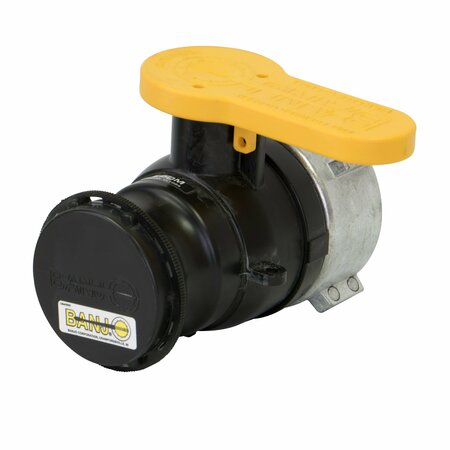 BANJO Manual 2-Way Ball Valve, Buttress, Polypro WSF210FSAE