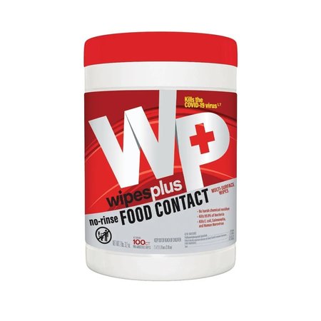 WIPESPLUS No-Rinse Food Contact Multi-Surfac, PK12 33808