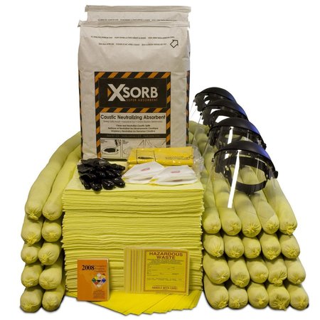 Xsorb Spill Kit, Caustic Neutralizer, 95 gal. XKD95B